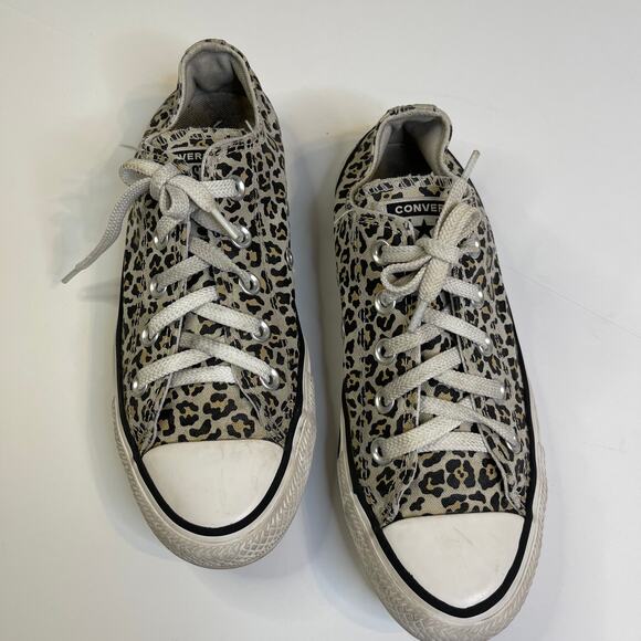 Converse Chuck Taylor All Star Cheetah Print, W6; M4 - Picture 1 of 8